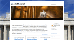 Desktop Screenshot of lincoln-memorial.org